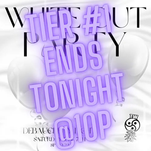 Tier #1 pricing ($30/person) ends tonight at 10p!! Tier #2 ($40/person) takes effect after that! You can always pay cash at the door as well. Look forward to seeing you all tomorrow night!!