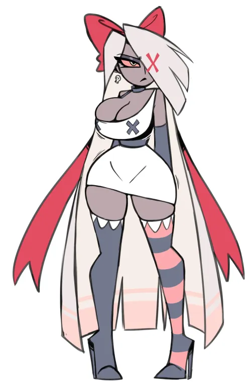 Vaggie with big boobs for no reason (NellJoestar)