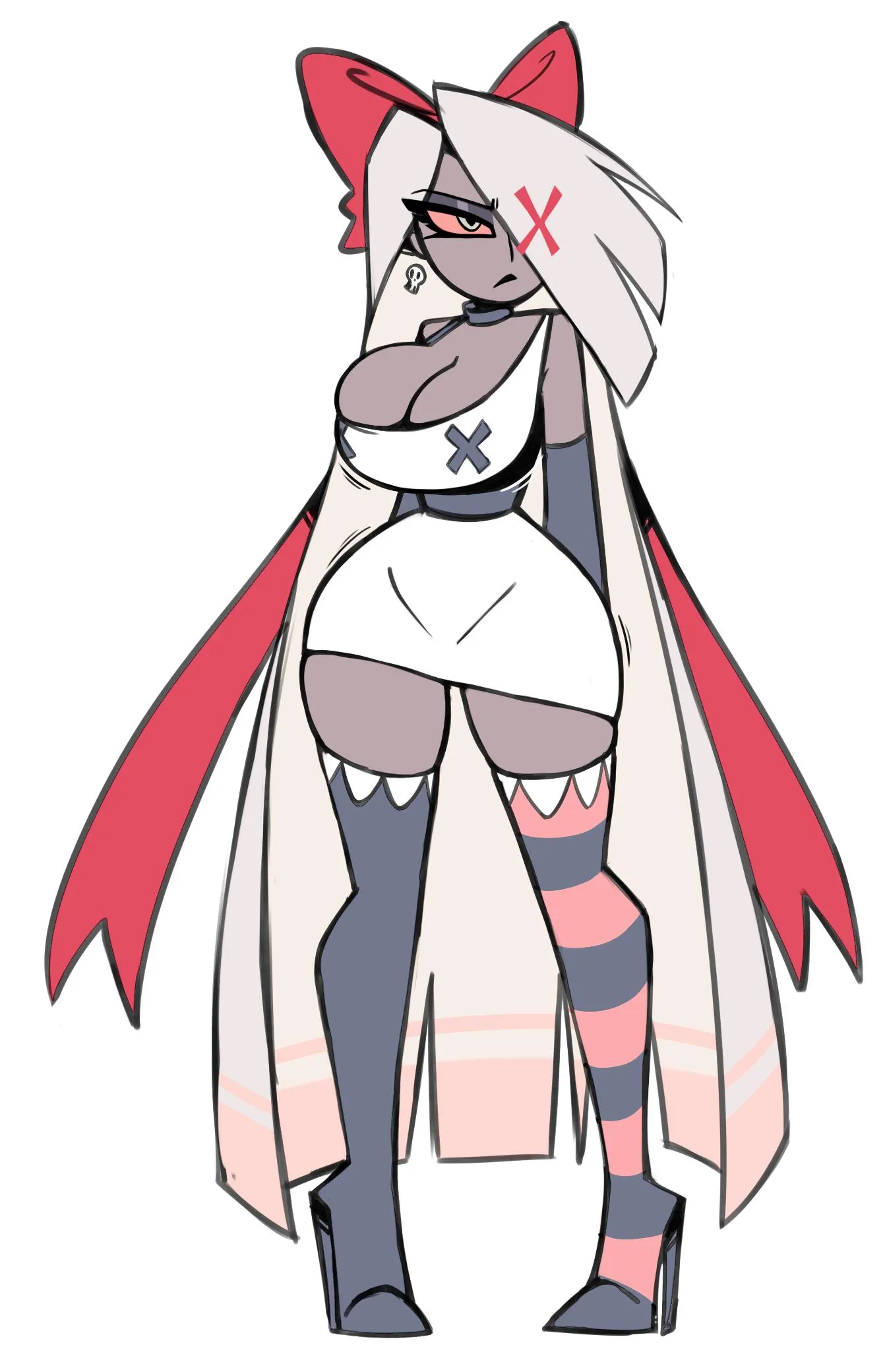 Vaggie with big boobs for no reason (NellJoestar)