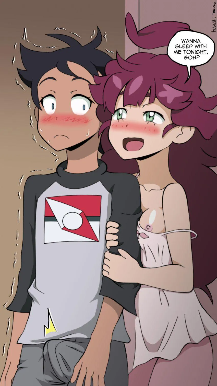 Goh getting a boner from Chloe