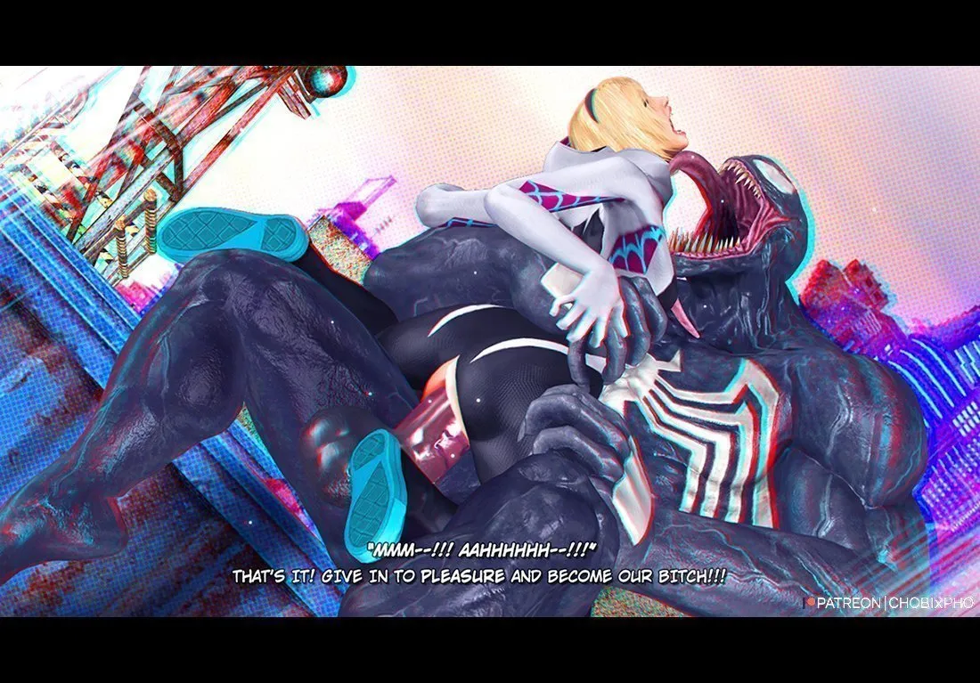 Gwen taking Venom's Monster Cock (CHOBIxPHO)