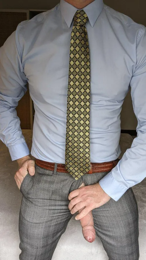 He is not in office mode