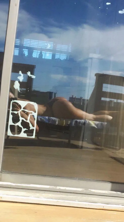 I love teasing the neighbors.