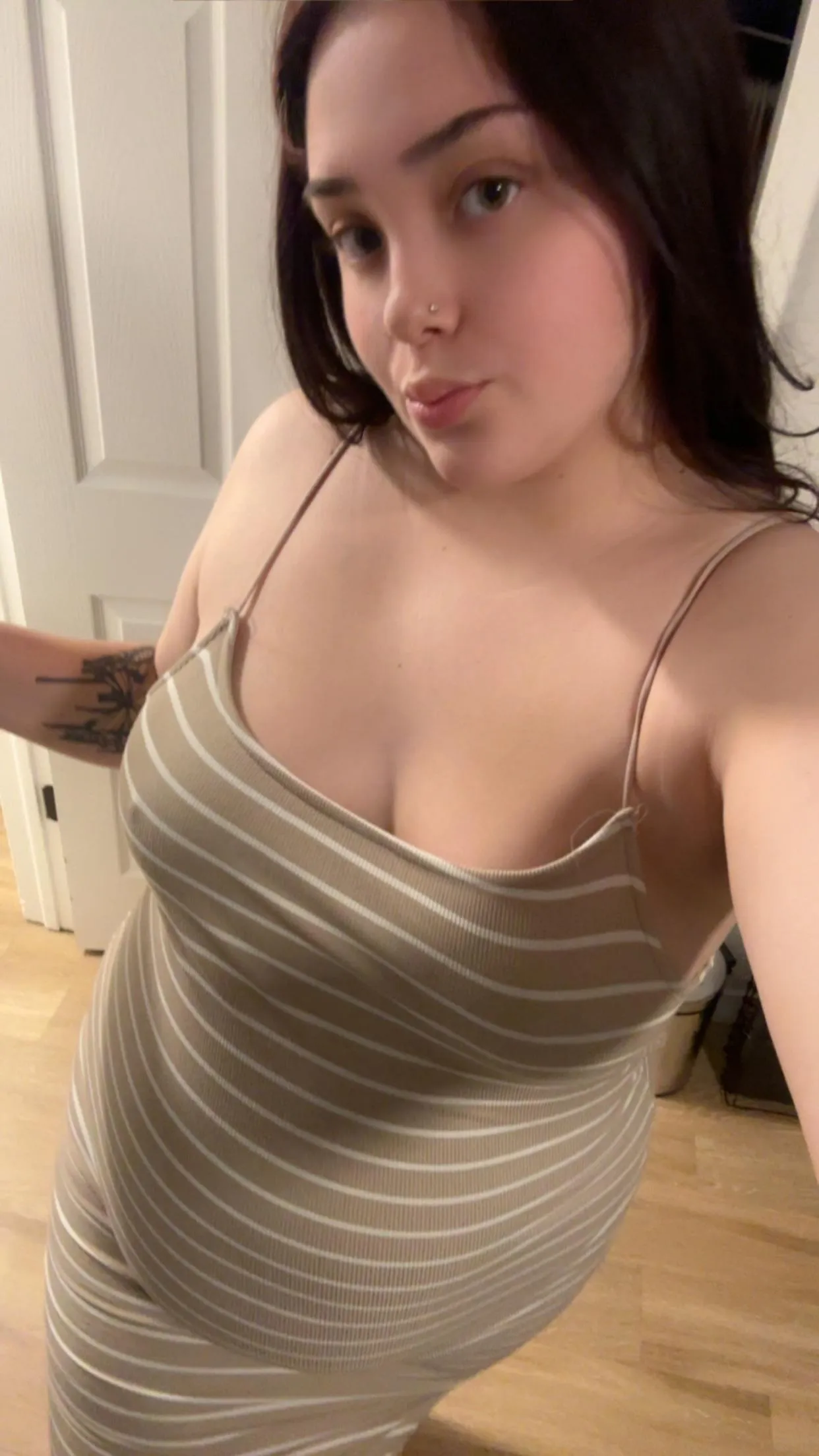 I stuffed my belly so much now I look pregnant xoxo