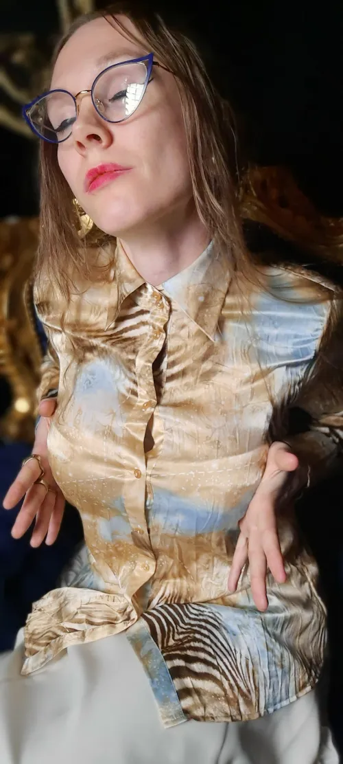 It never felt better to touch clothed tiddies