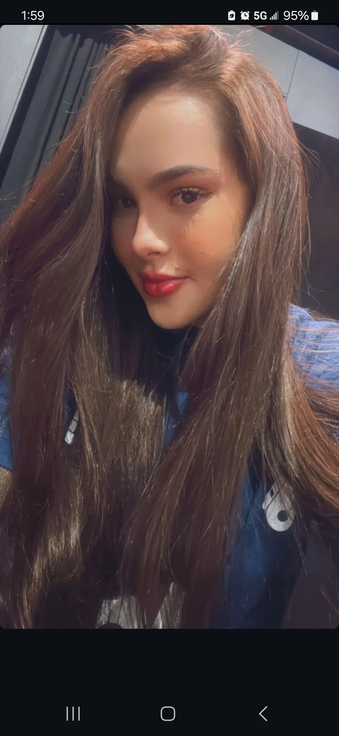 Love my free flowing hair