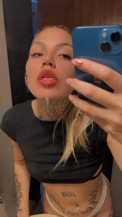 Open your mouth and swallow, you have no other choice.