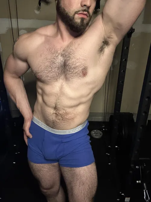 Posing in just underwear for you