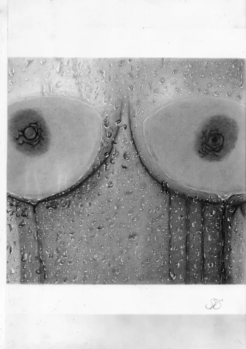 Pressing issue - Graphite drawing