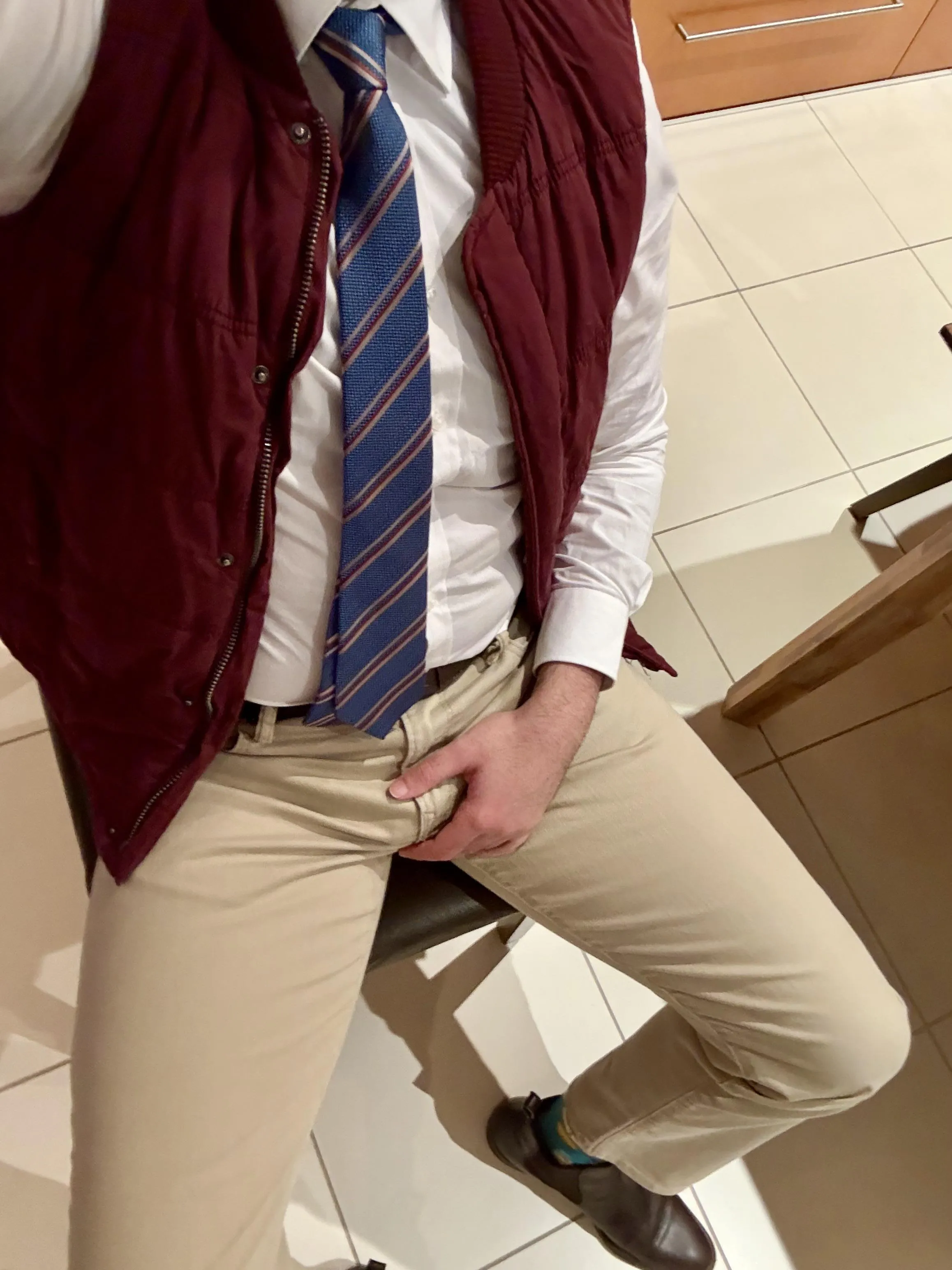 Trying a preppy look today for work