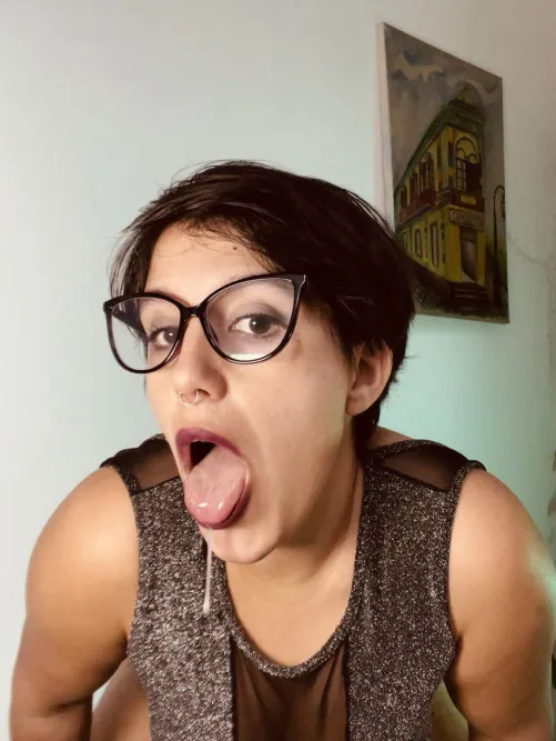 You can't resist watching me drool.