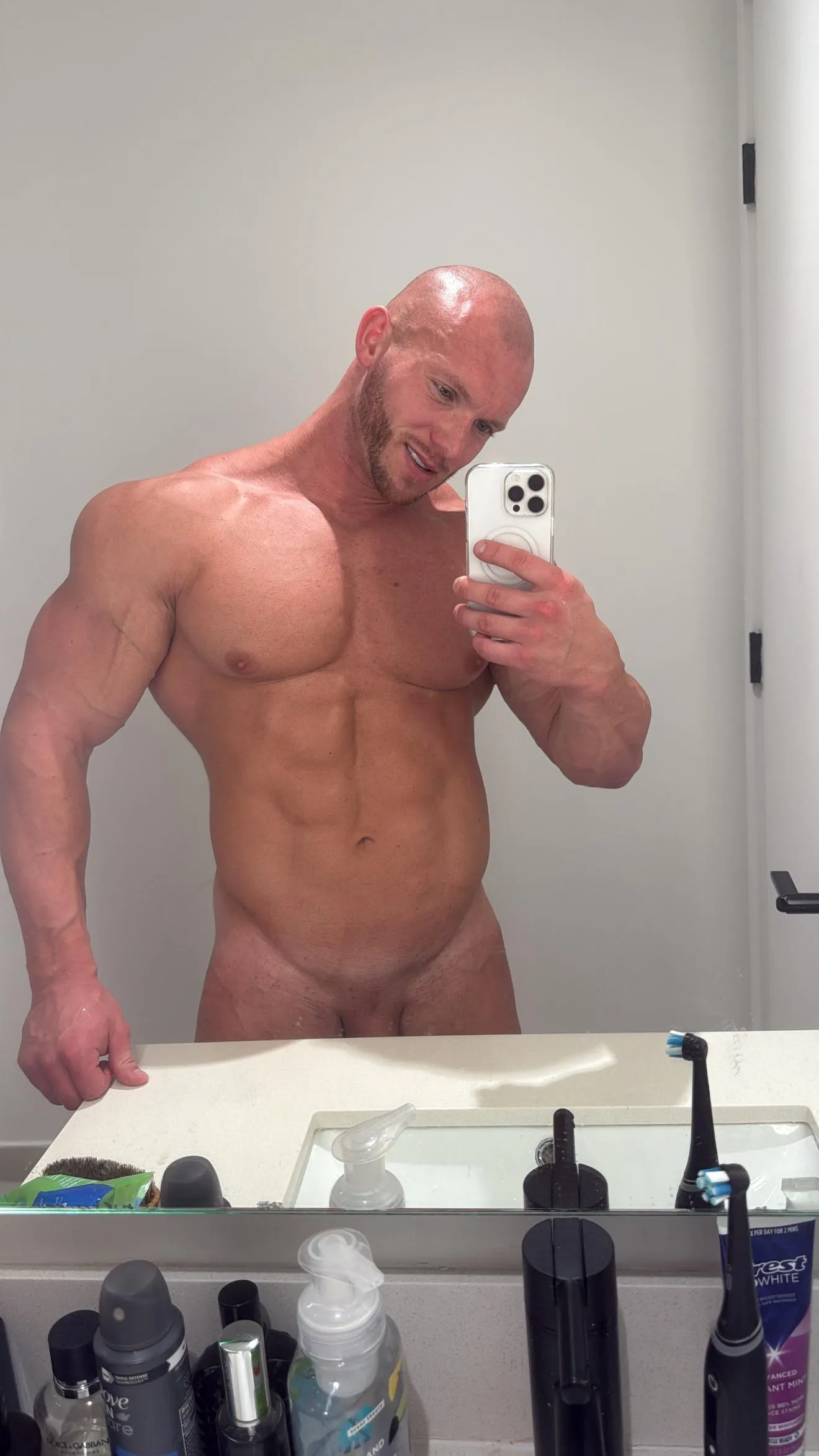 Your eyes always go straight to the V, huh?