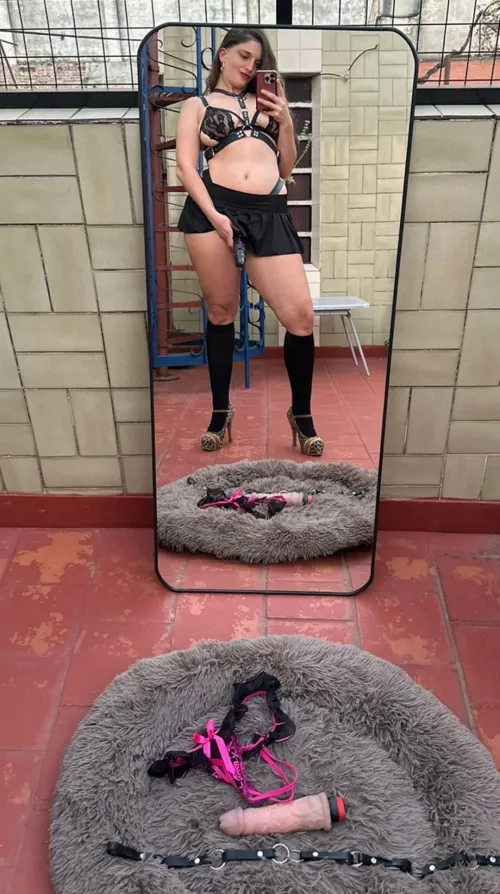 You’re my pretty little sissy puppet, dressed and degraded.