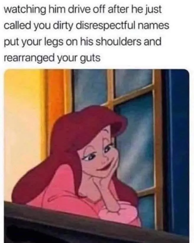 When she can’t get enough of the “Dinglehopper”