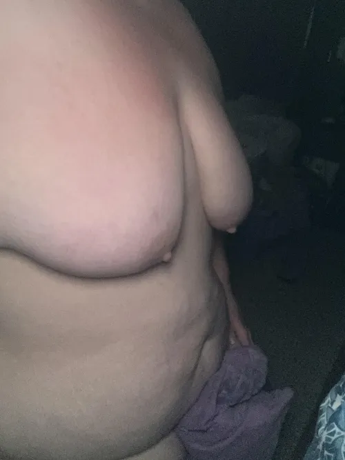 Playing with a pillow with a toy on my clit.