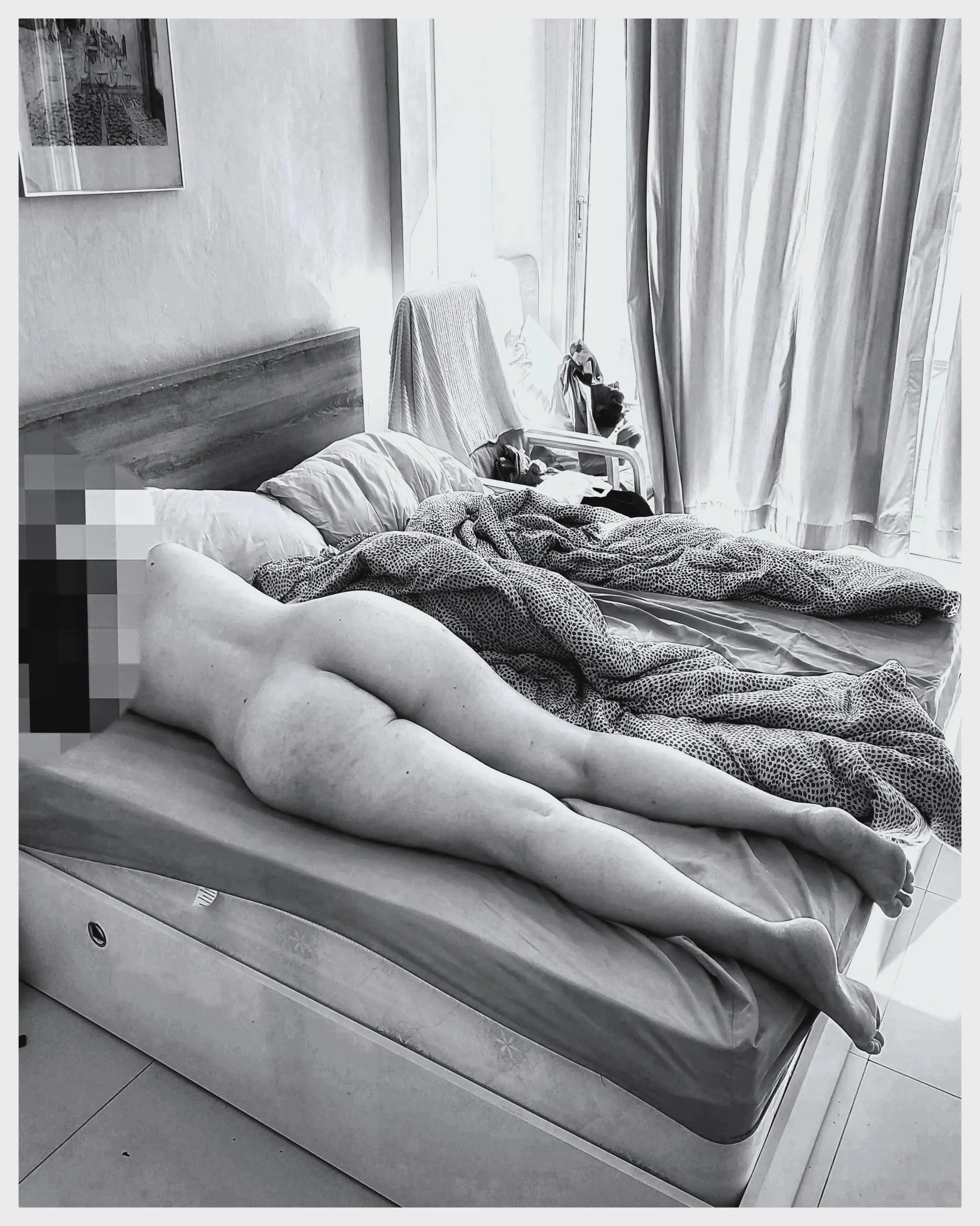 50+ lady. I fell asleep drunk after a party.