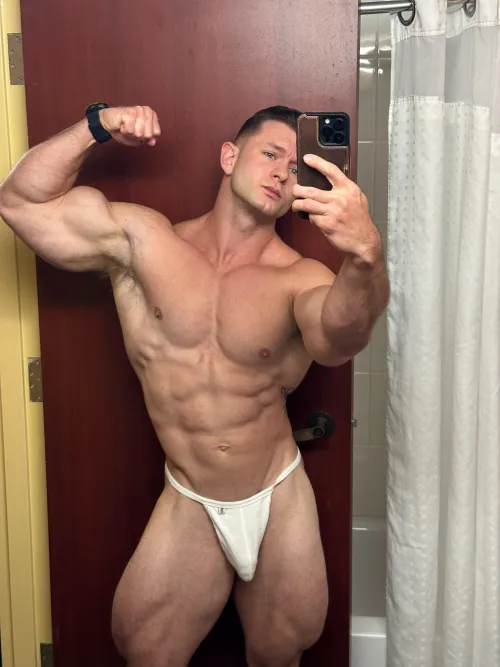 After leg day, he gets extra sensitive… want to test that?