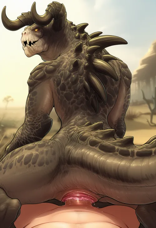 Deathclaw Companion Liked That (Hips Crippled) [MF]