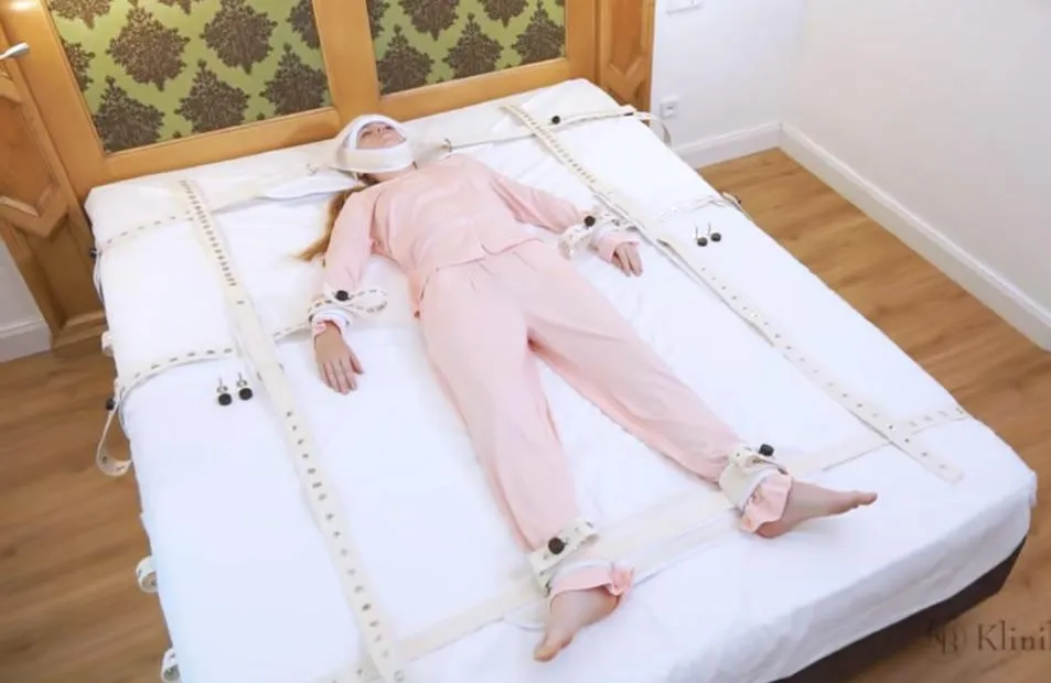 DIY Rope bed restraint system. Similar to photo attached.