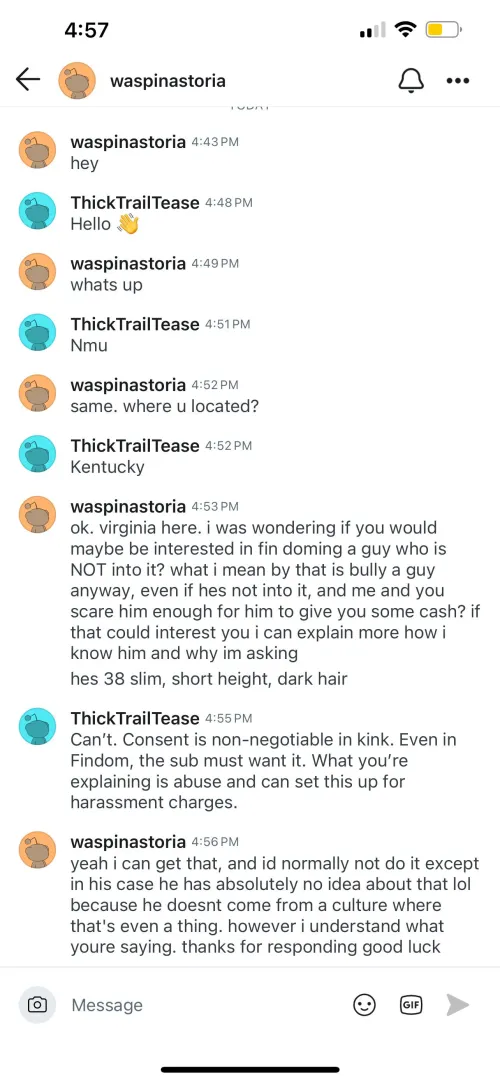 Had some idiot try to get me to Harass someone. Read what I said at 4:55 and tell me this master wasn’t spot on about this. Waspinastoria should be licking my toes.