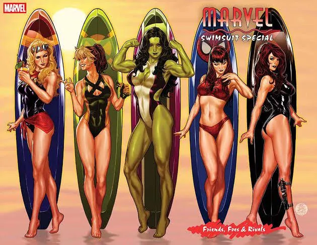 I’m so glad that these are back [Marvel Swimsuit special: friends, foes and rivals #1]