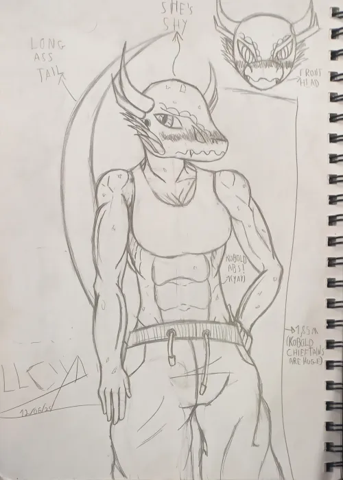 [OC] [F] Ramires, a shy Kobold Chieftain (original work)