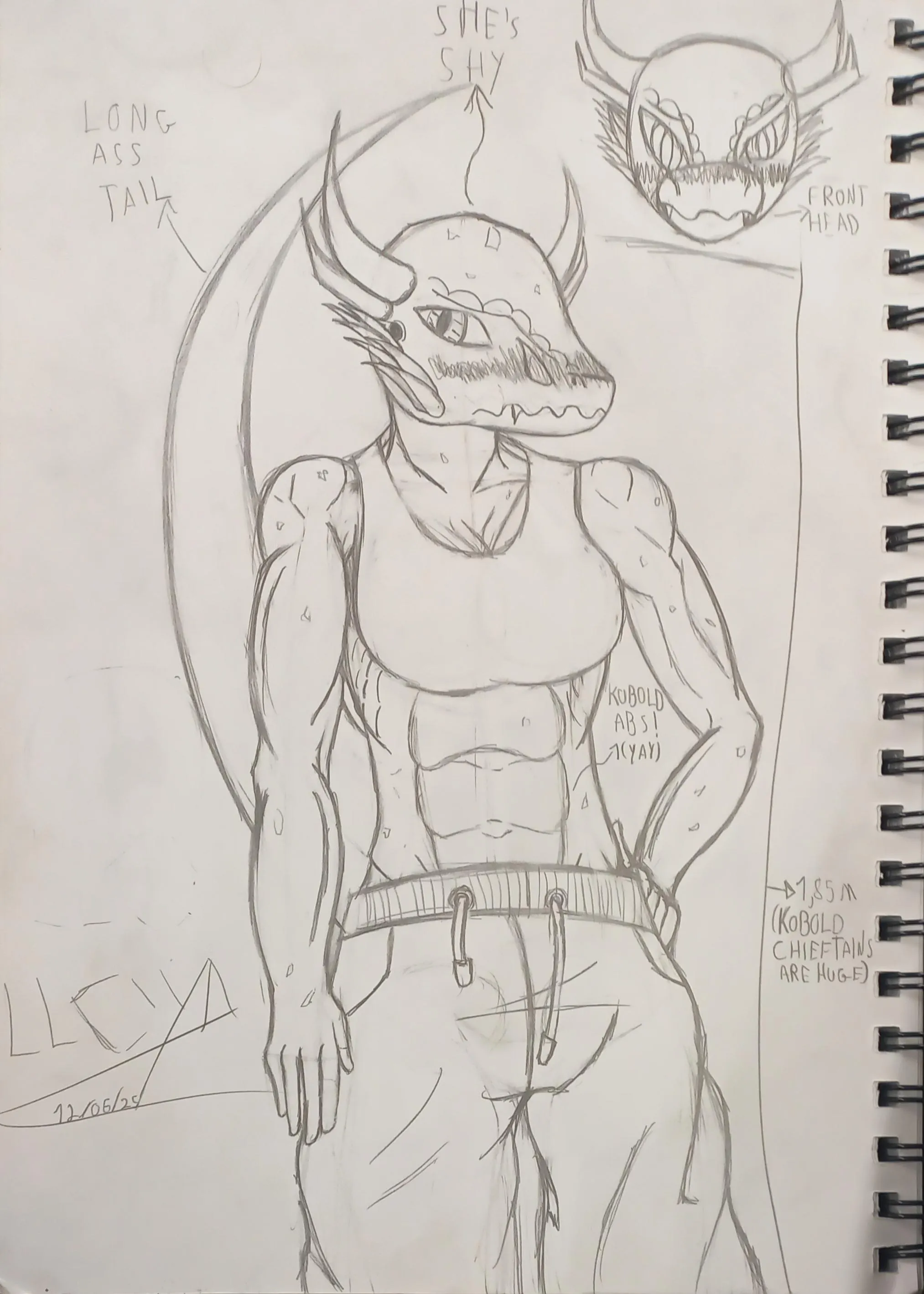 [OC] [F] Ramires, a shy Kobold Chieftain (original work)