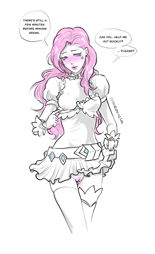 Seraphine wants to play before the game begins (yourshumisan)