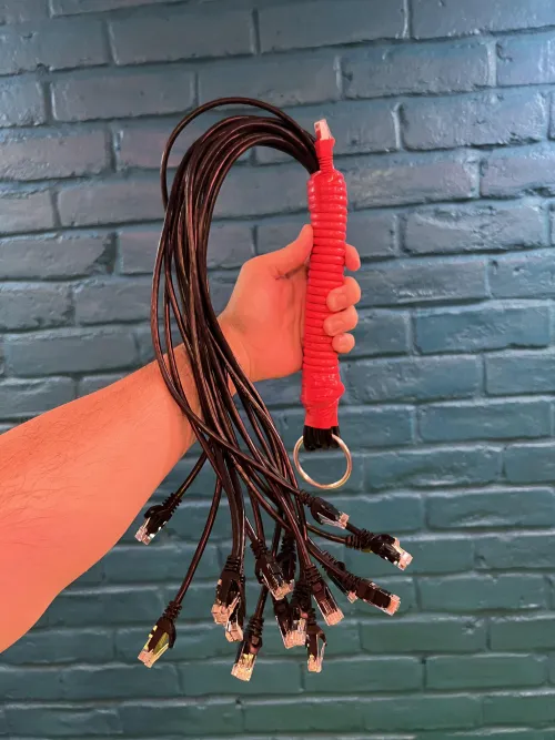 submitted for your consideration: the cat5-o-nine-tails