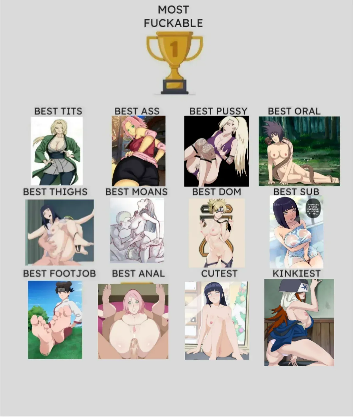 #The Final Battle. Who's the most fuckable Kunoichi?