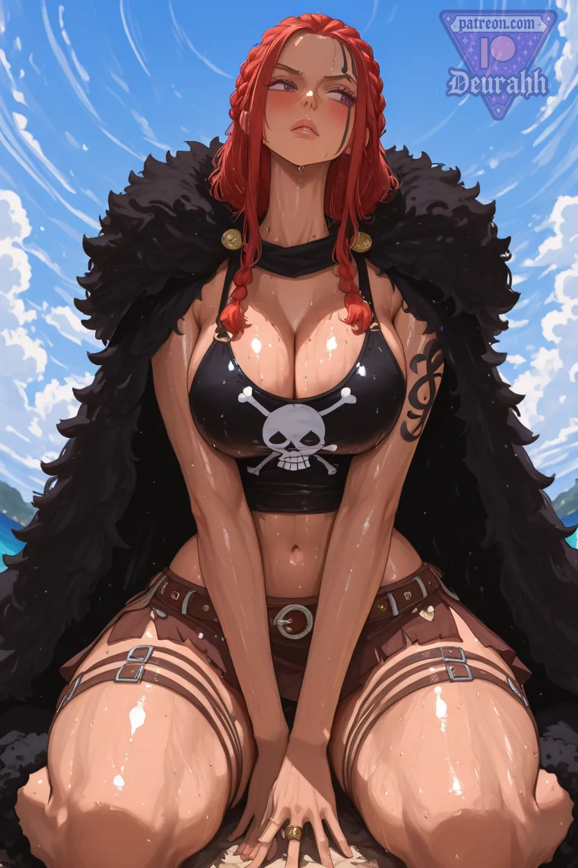 The ground shakes when I walk, just like hearts – Ripley, One Piece