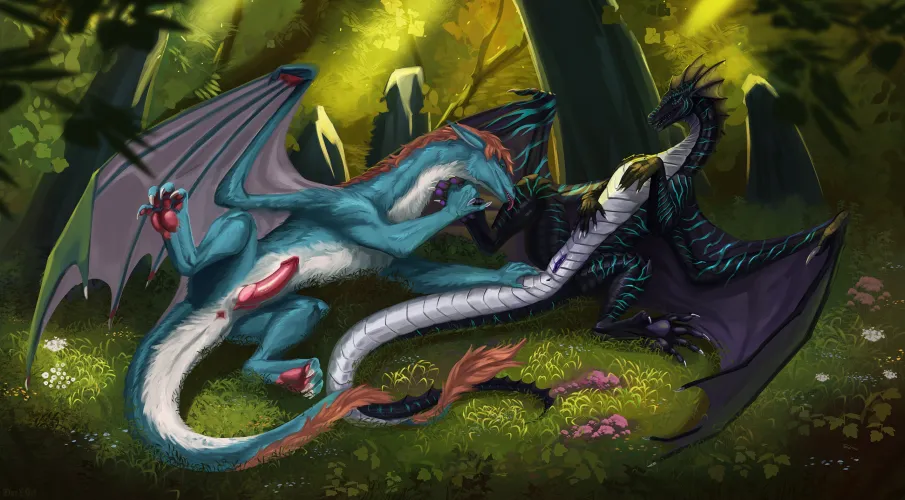 YCH: Tenderness in the woods (darlsol') [MF]