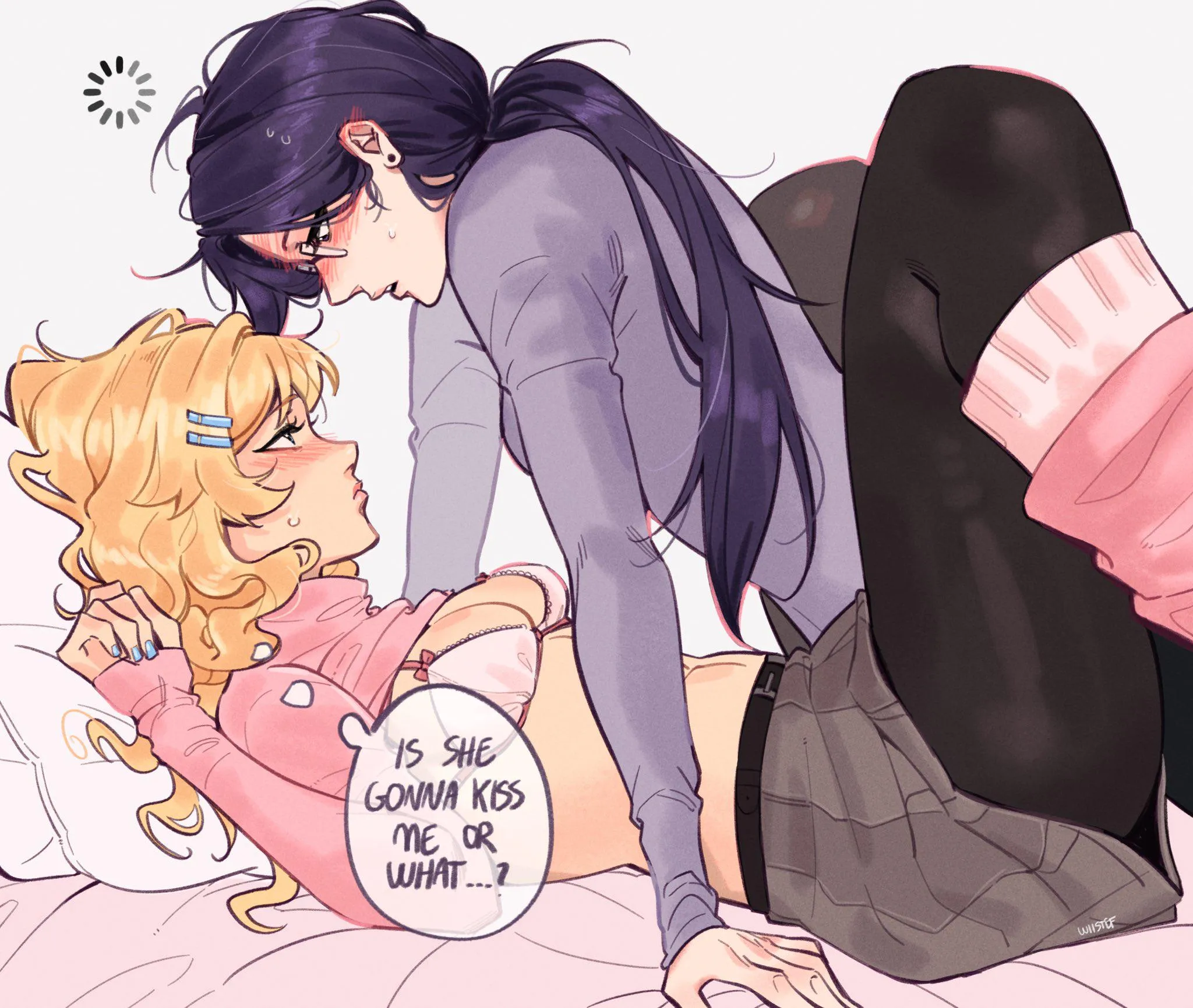 A kiss can lead to many things😉