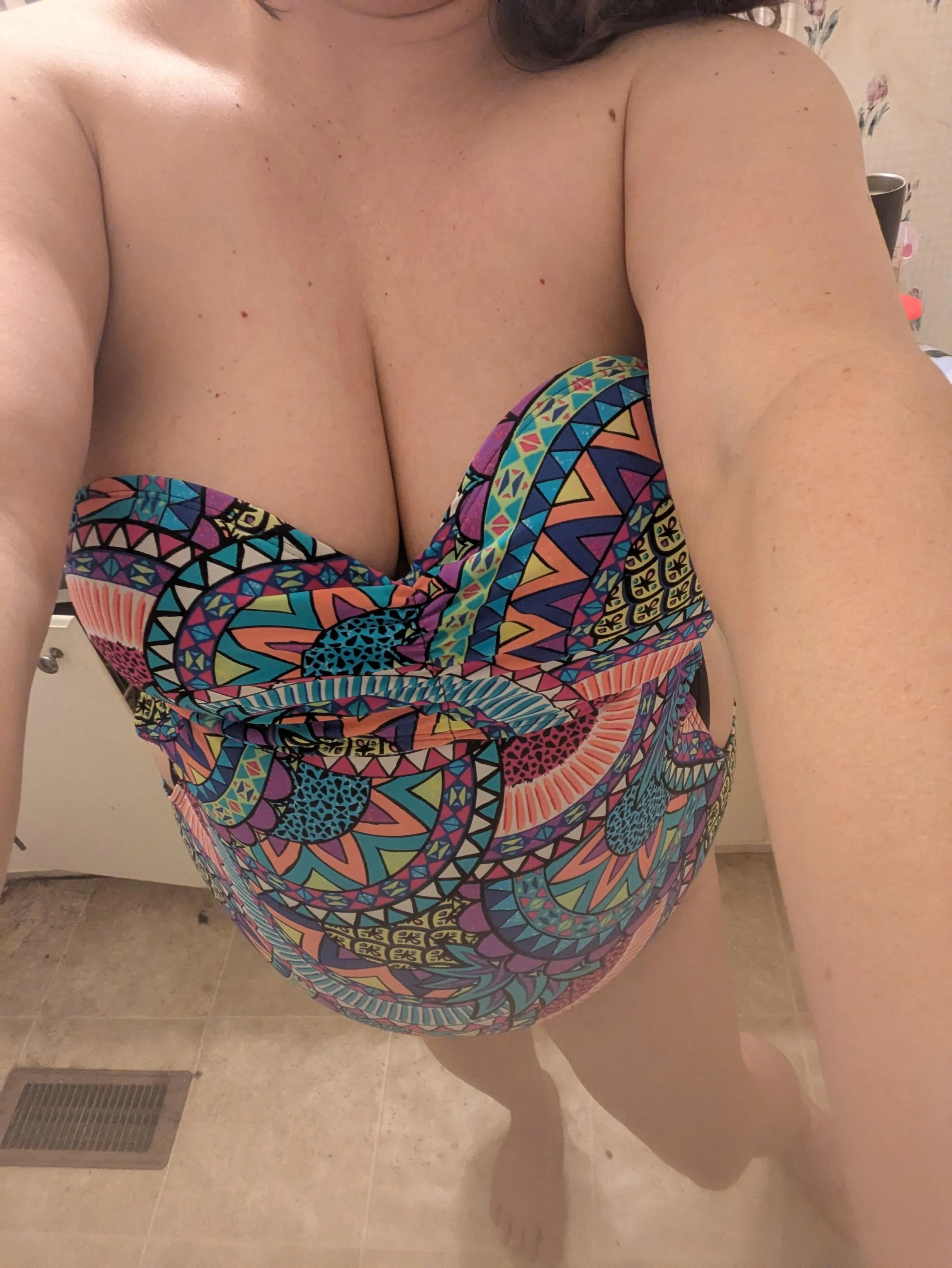 Are we hanging out on the beach if I wear this bathing suit