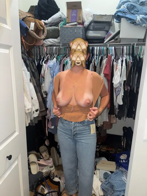 Excuse my messy closet