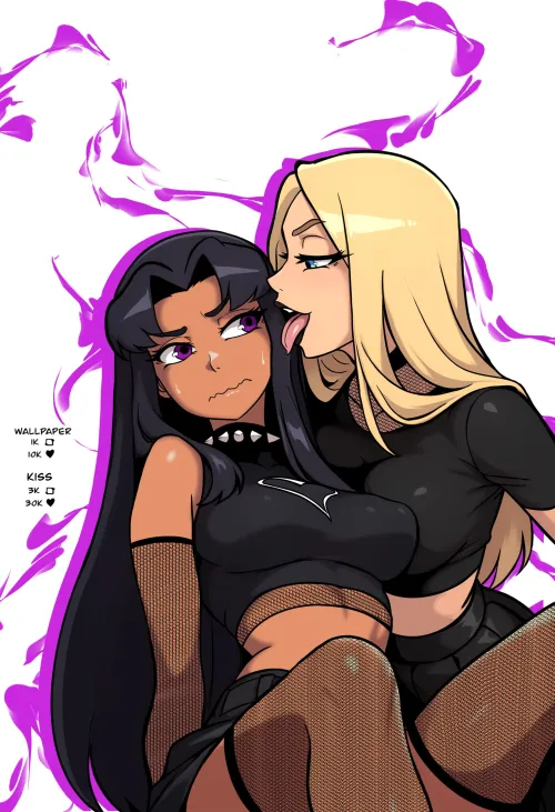 Goth Terra & Blackfire [Teen Titans]