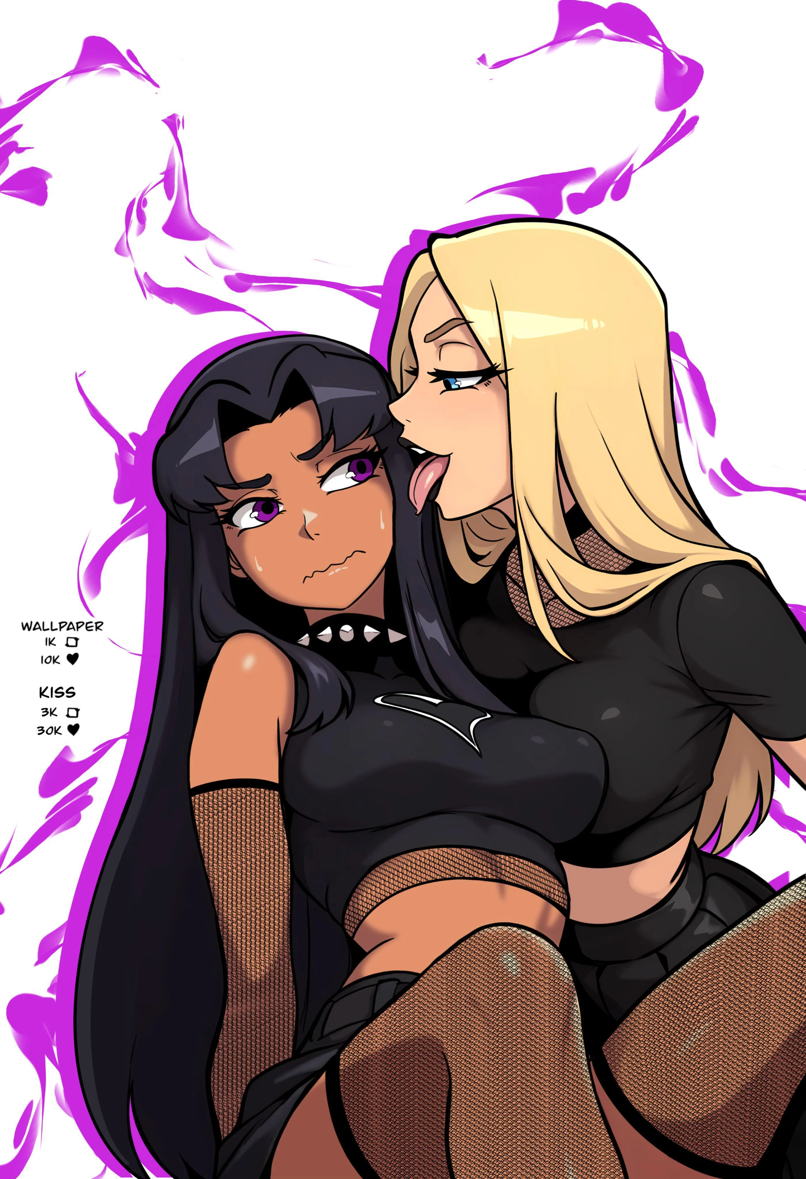 Goth Terra & Blackfire [Teen Titans]