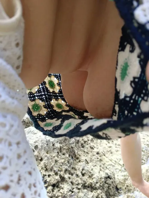 My wife likes to get caught off guard in public.