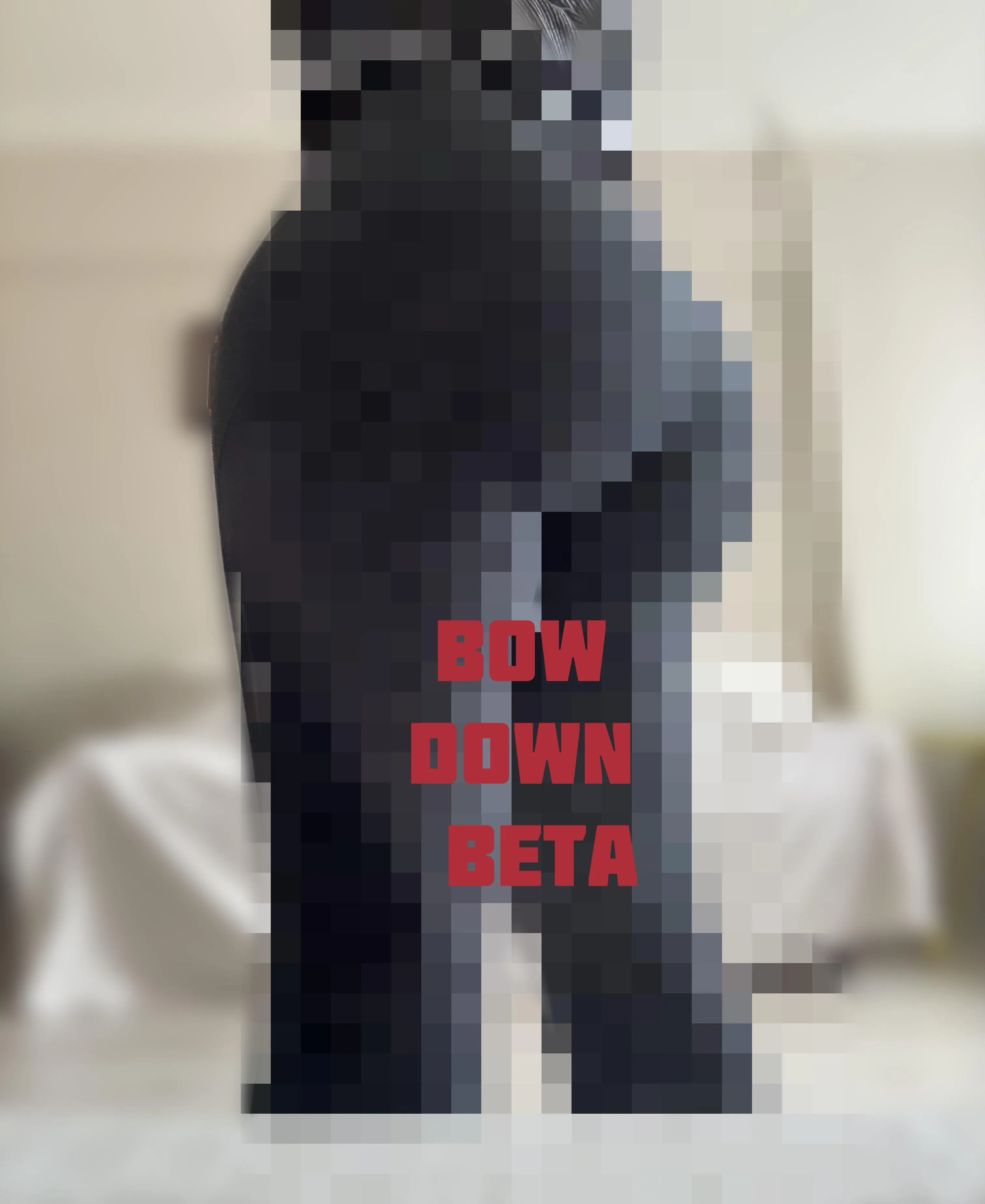 Repeat after me: a losers place is on their knees