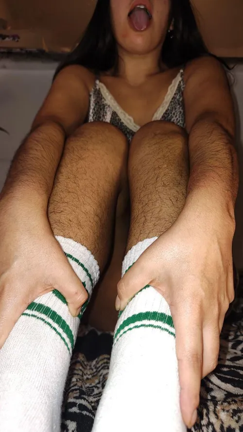 The sexiest combo: hairy legs and hairy arms... Long version