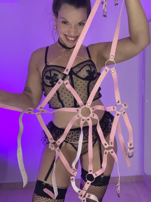 To tie you, peg you and expose you, slut