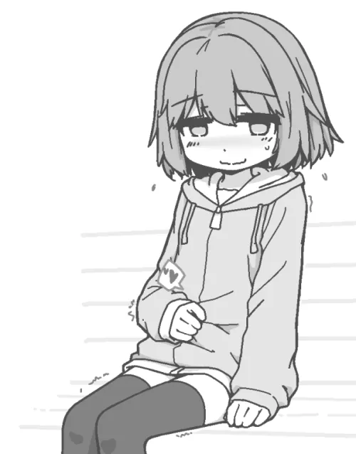 〃ω〃I ... I'm not sitting on a dildo…never…！