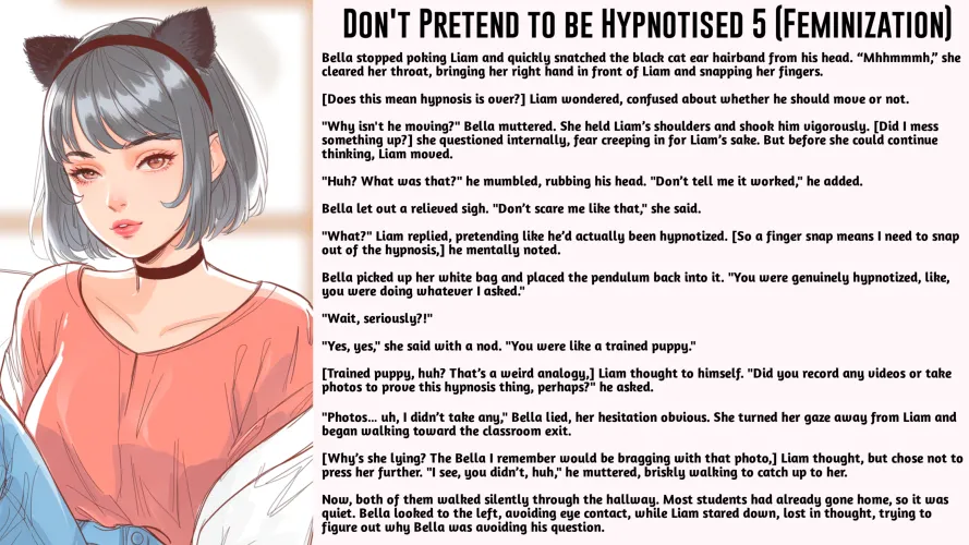 Don't Pretend To Be Hypnotised 5 Feminization Caption