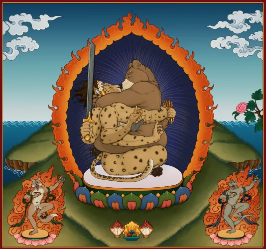 The primordial union of Wisdom and Compassion (xroshtag)