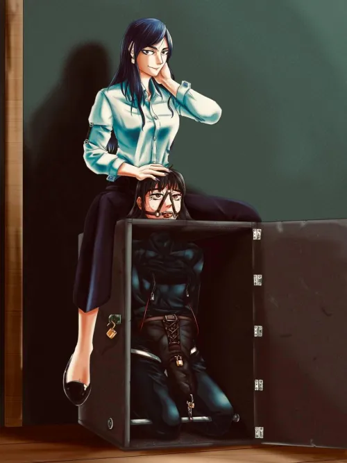 completely at her mercy