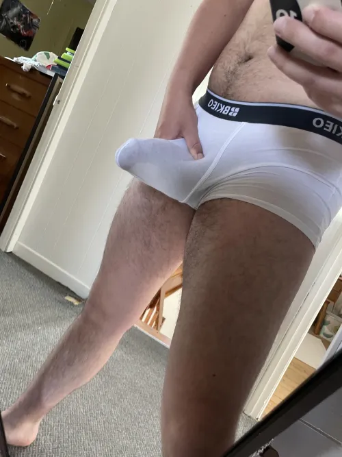 Dick so big my underwear becomes see trough