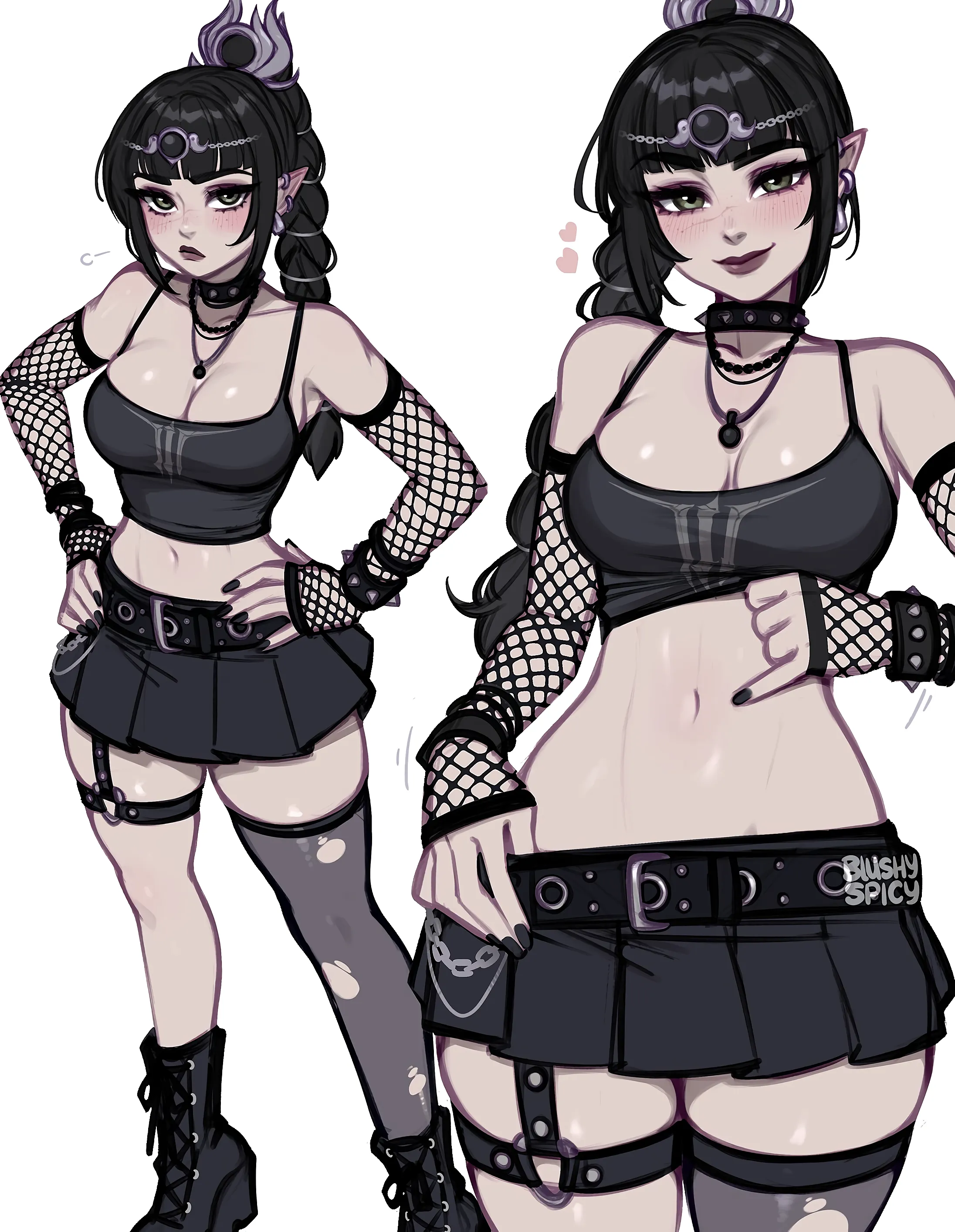 Goth Shadowheart [Baldurs Gate 3]