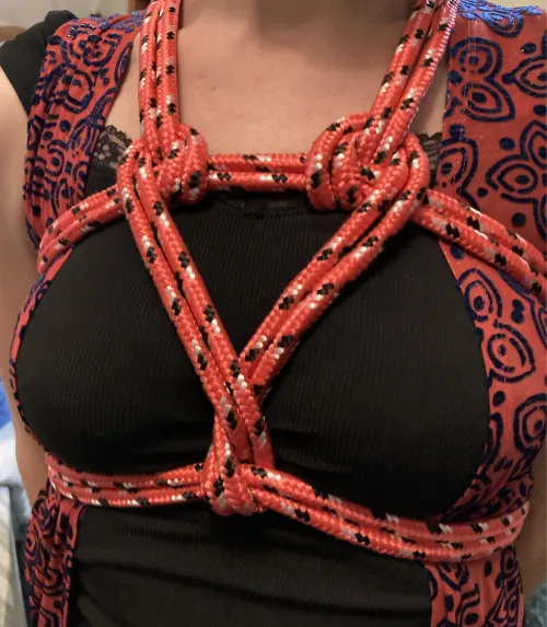 My baby girl has been learning some new techniques.