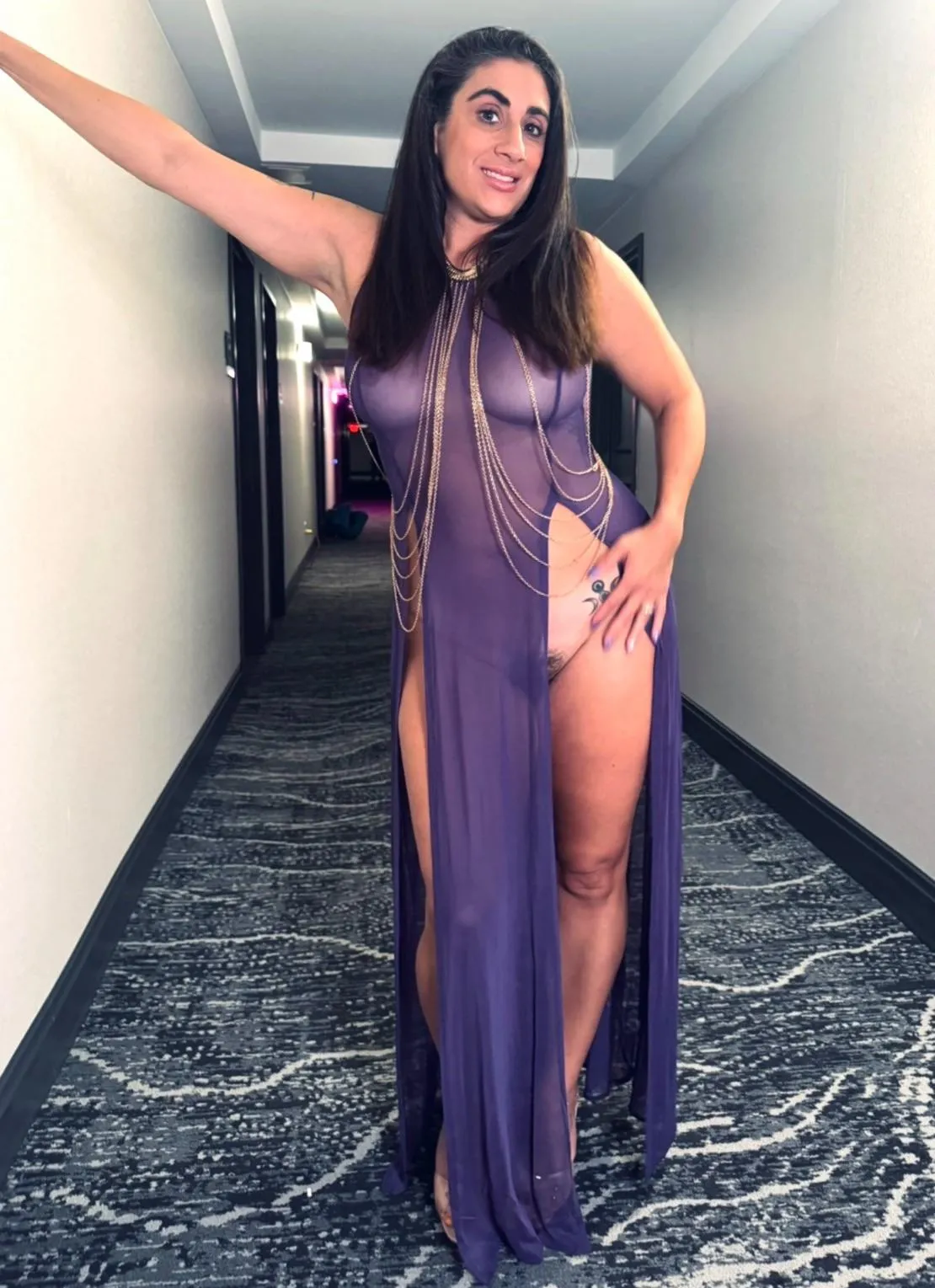 Went to Atlantic City with Hubby this weekend.  Here’s the dress I wore out for Drinks & Clubbing in the casino hallway.