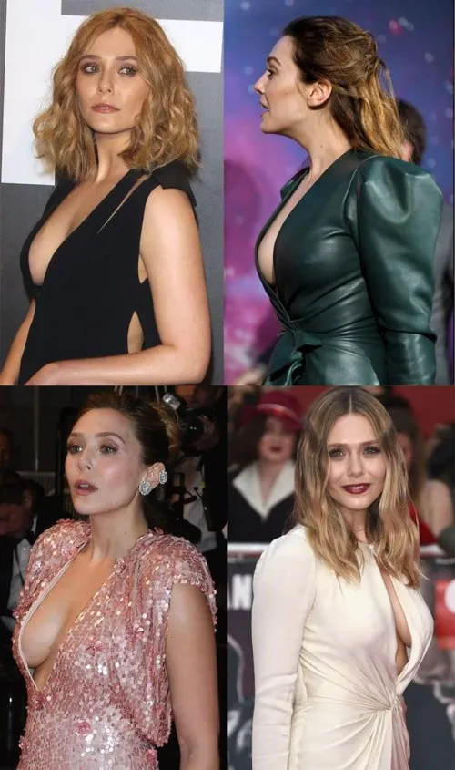 Elizabeth Olsen's incredible side profile